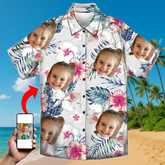 Personalized Photo Hawaiian Shirt – Funny Custom Gift for Summer